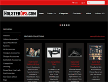 Tablet Screenshot of holsterops.com